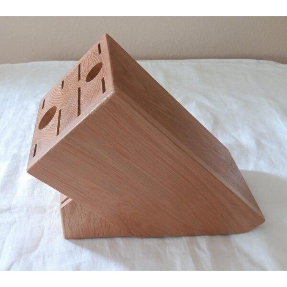 Cutco Homemaker 18 Slot Knife Block Steak Knife Slots Wood USA